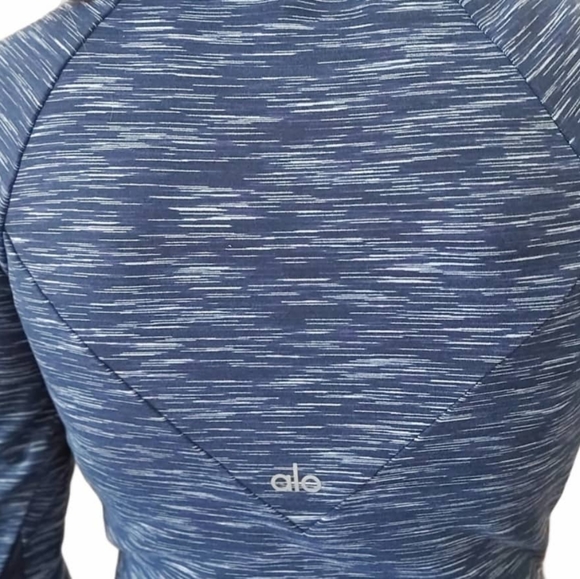 ALO Yoga Elite Jacket . Rich NAVY/Space DYE. - Picture 9 of 16
